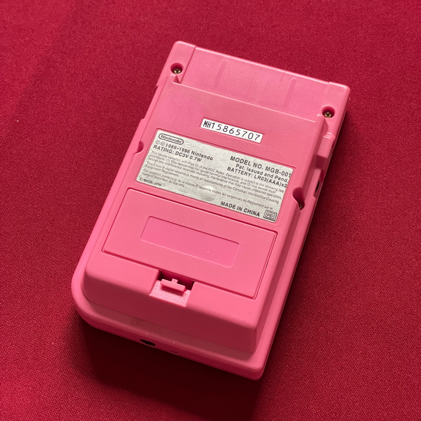 Nintendo Gameboy Pocket Pink