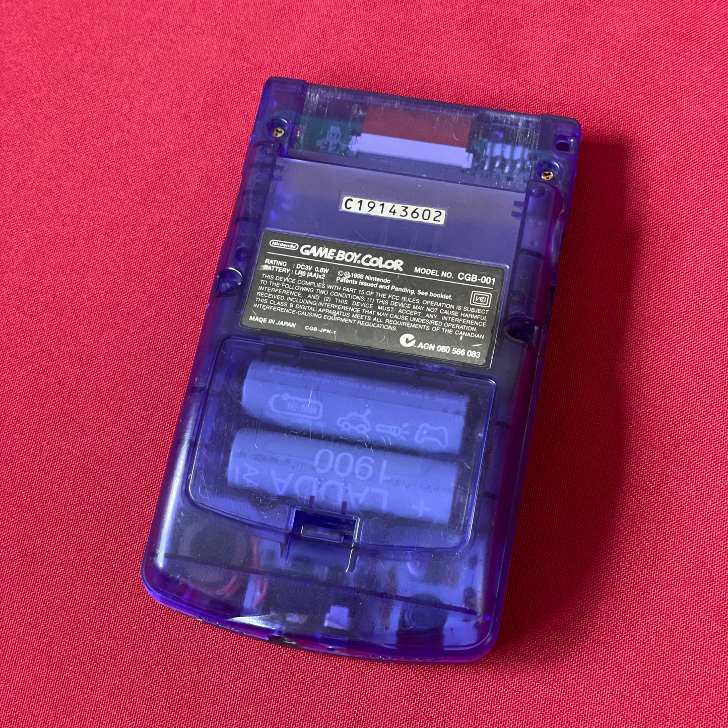 Nintendo Gameboy Color Midnight Blue
