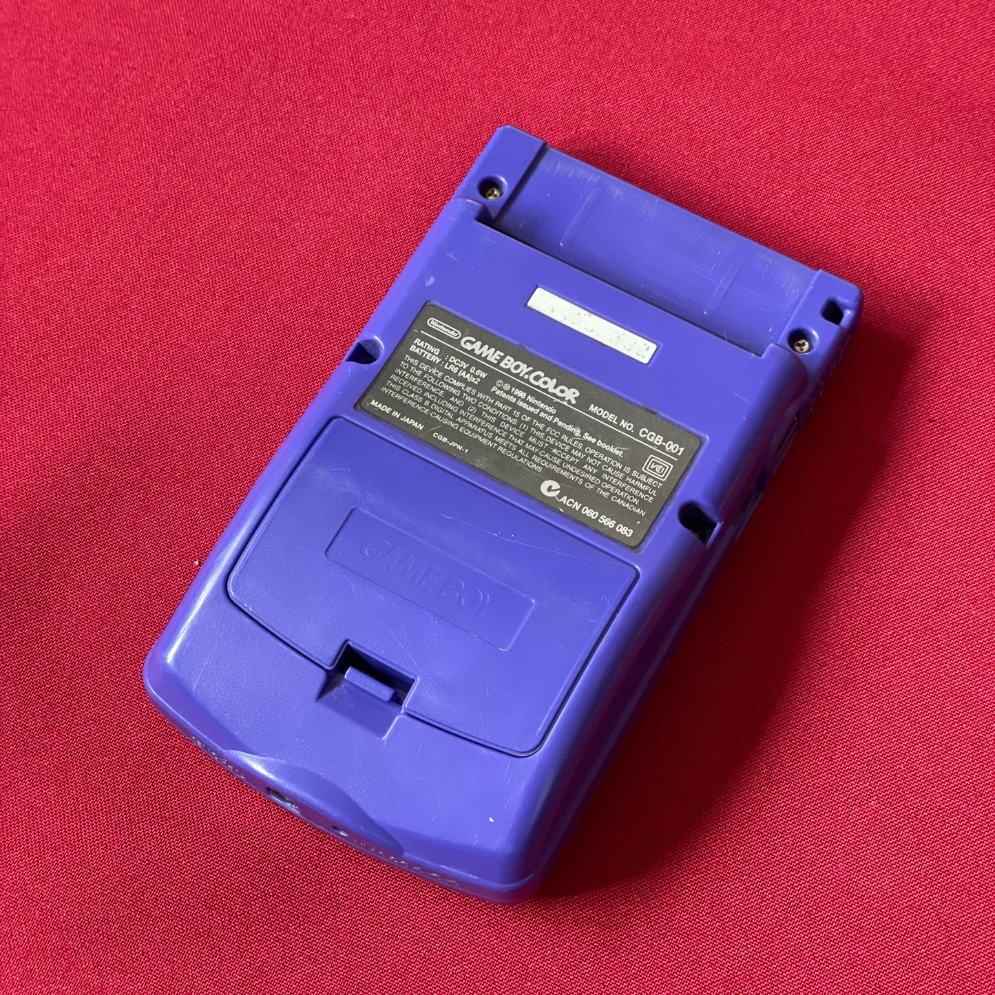 Nintendo Gameboy Color Grape