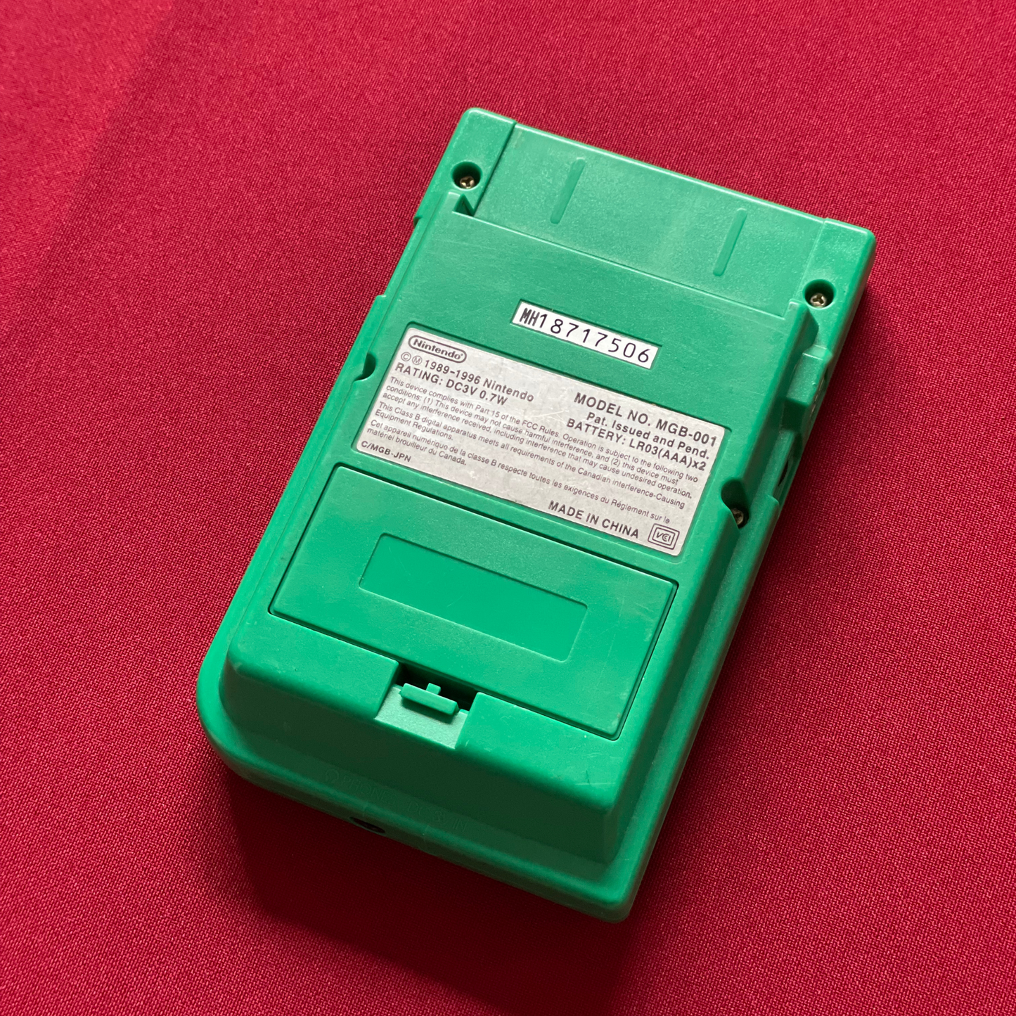 Nintendo Gameboy Pocket Green