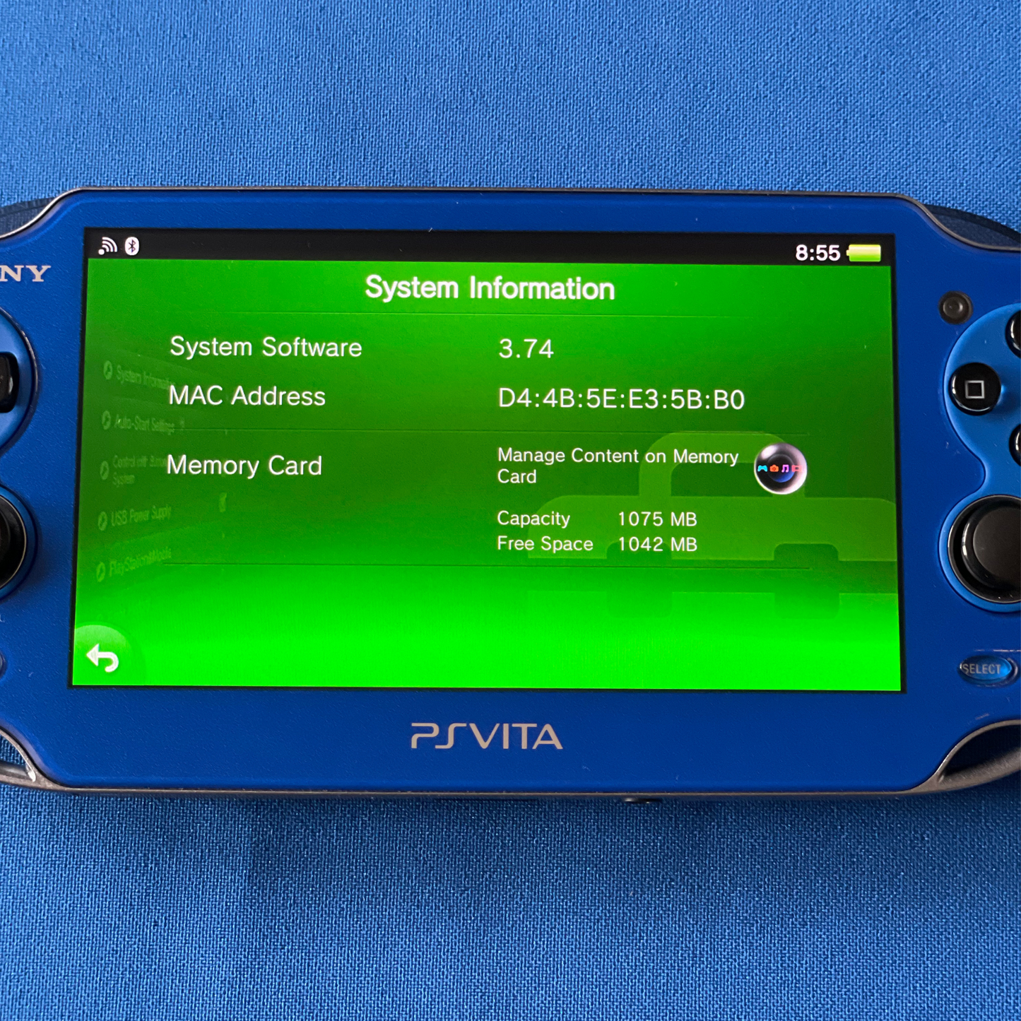 Sony PlayStation Vita 1000 (OLED) Sapphire Blue