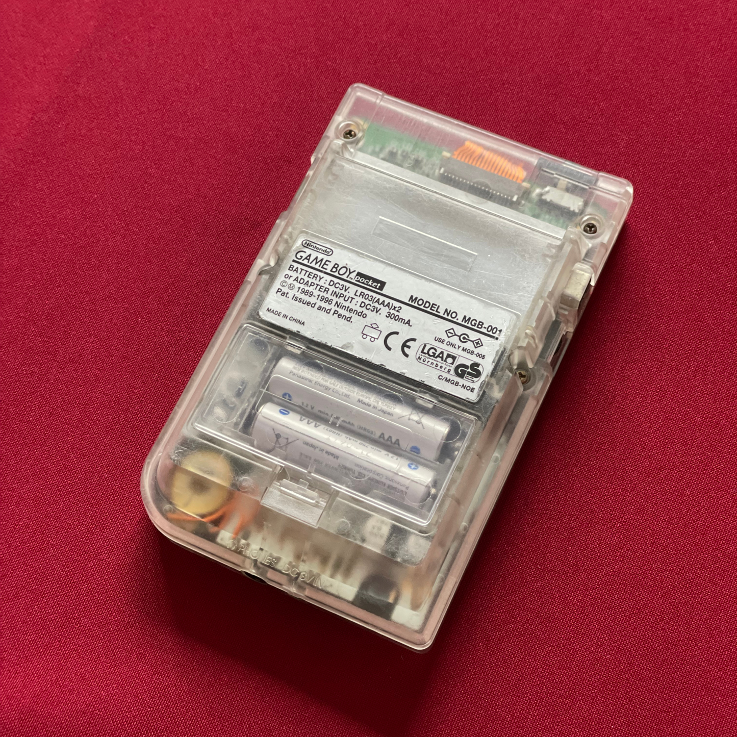 Nintendo Gameboy Pocket Clear