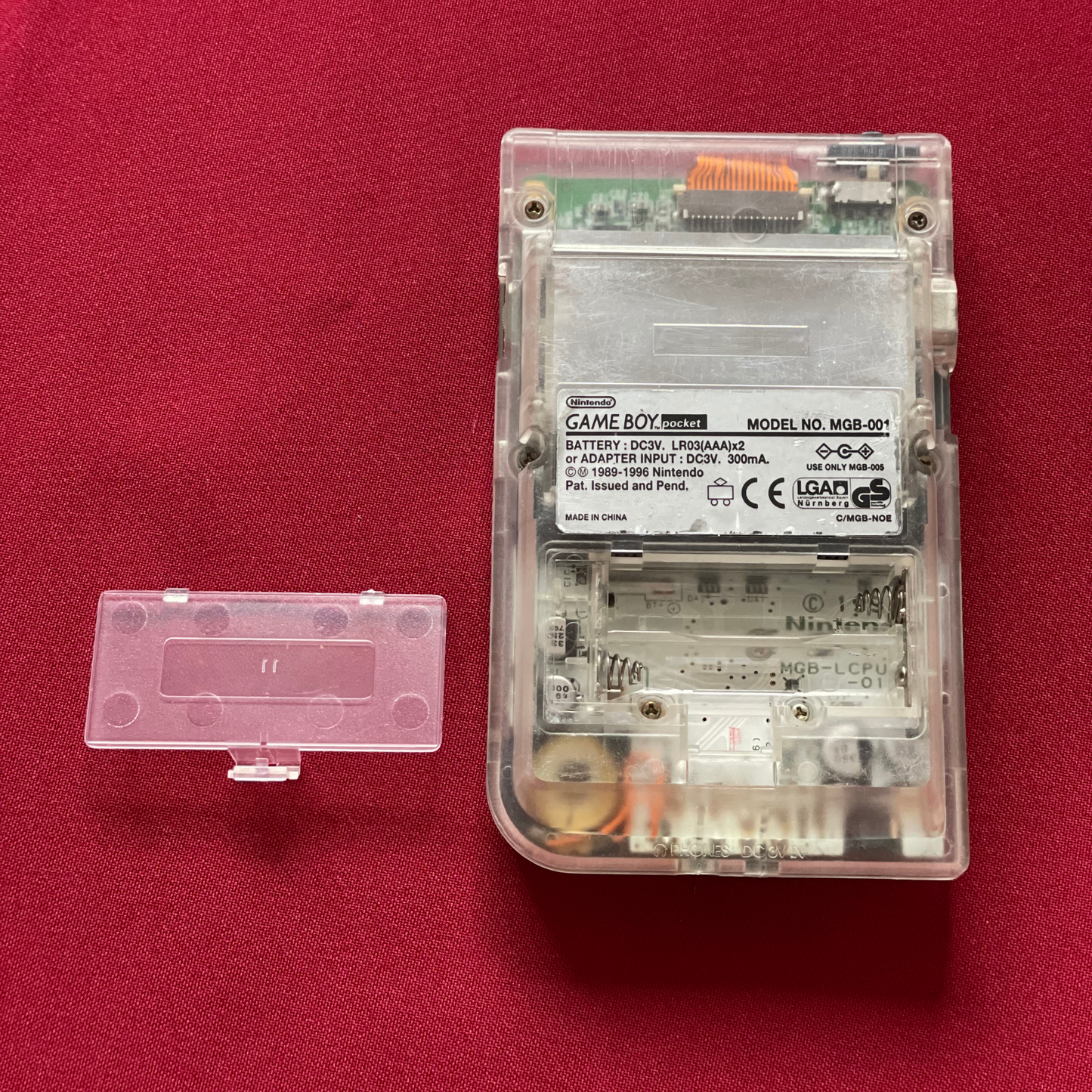 Nintendo Gameboy Pocket Clear
