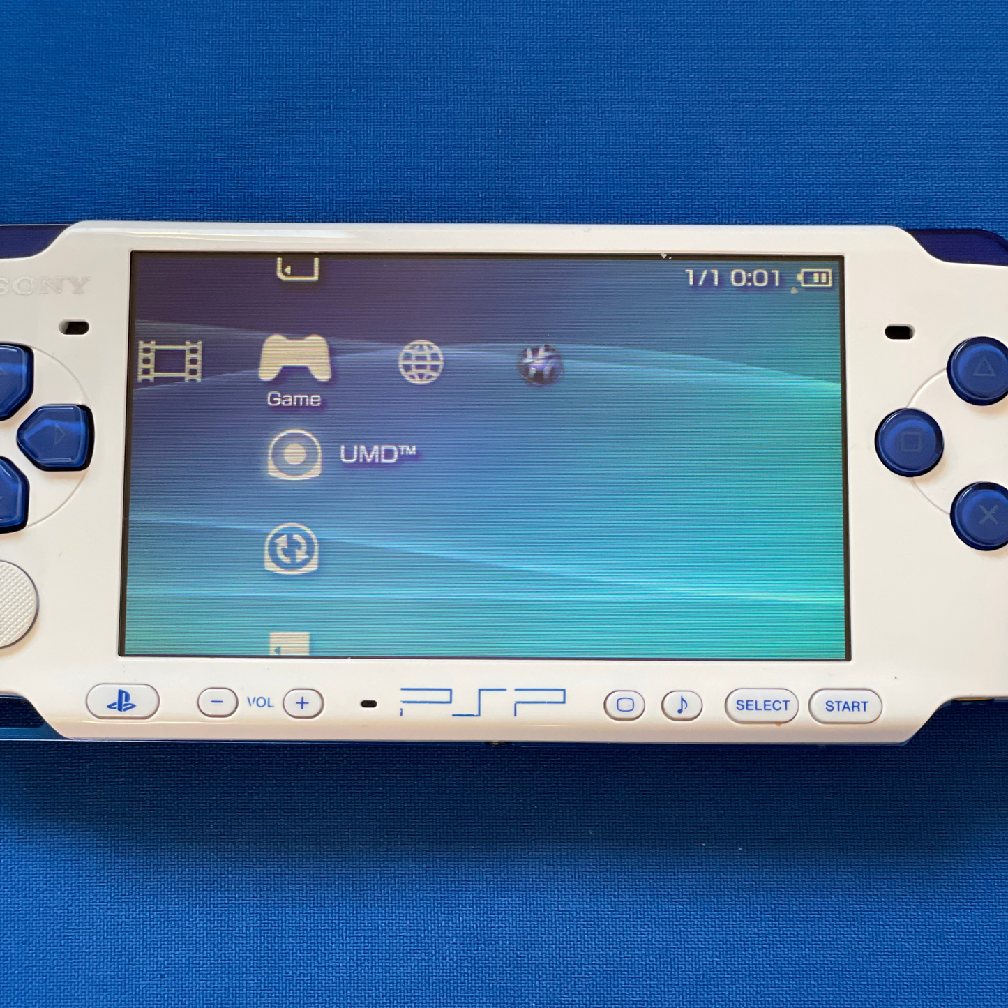 Sony PSP 3000 White Blue
