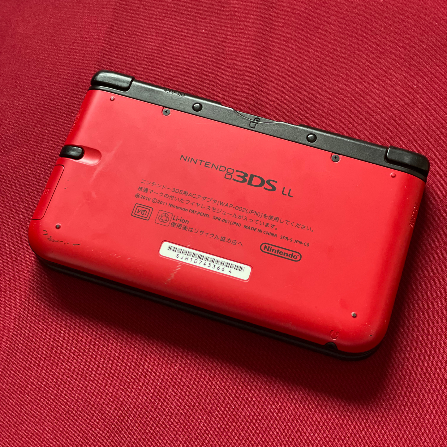 Nintendo 3DS LL (XL) Red/Black