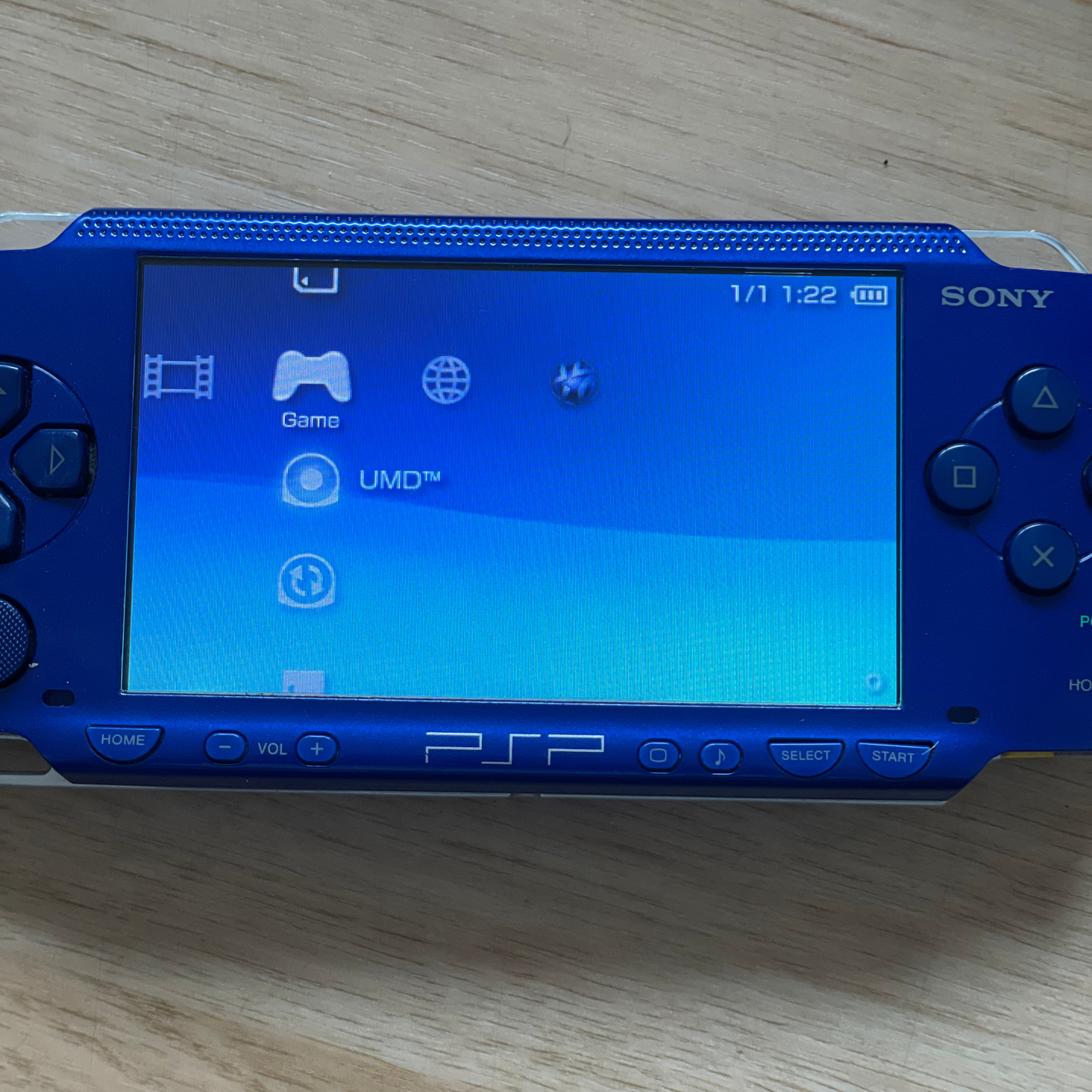 Sony PSP 1000 Metallic Blue v kompletním balení