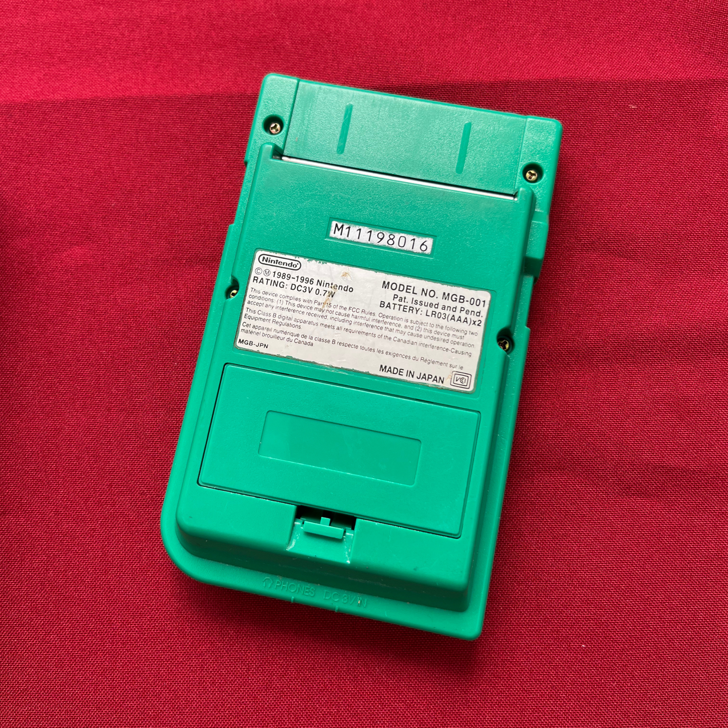 Nintendo Gameboy Pocket Green kompletní balení