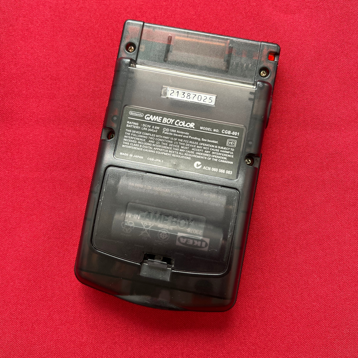 Nintendo Gameboy Color Orange/Black