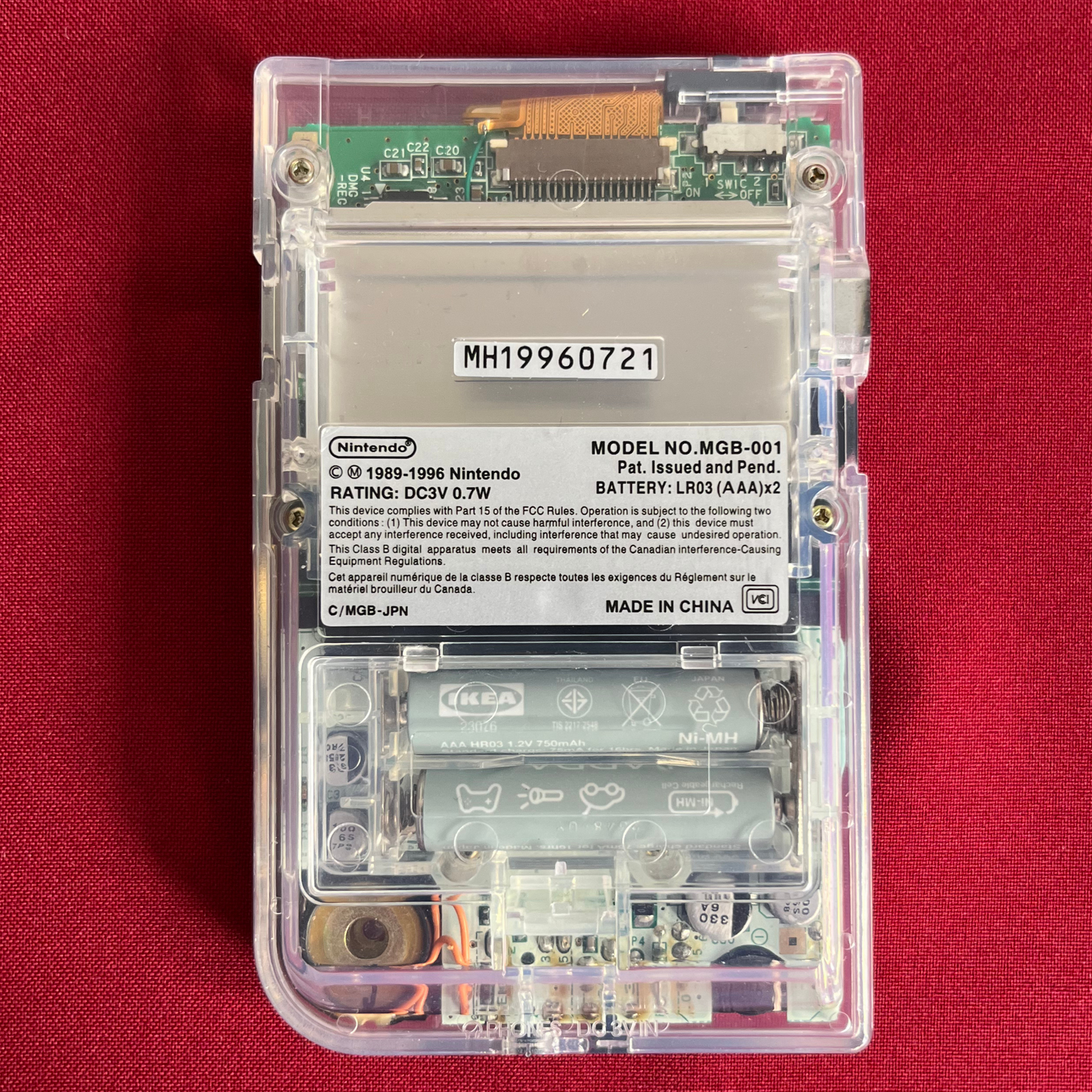 Nintendo Gameboy Pocket Transparent