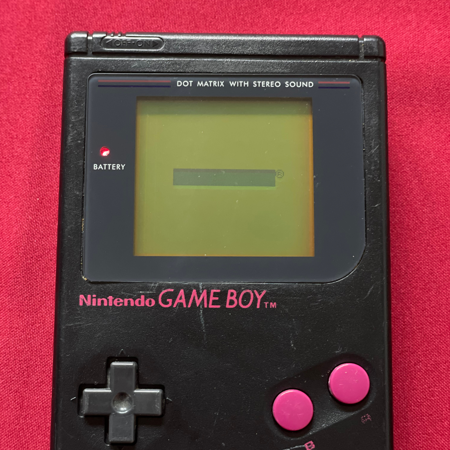 Nintendo Gameboy DMG-01 Black Play It Loud