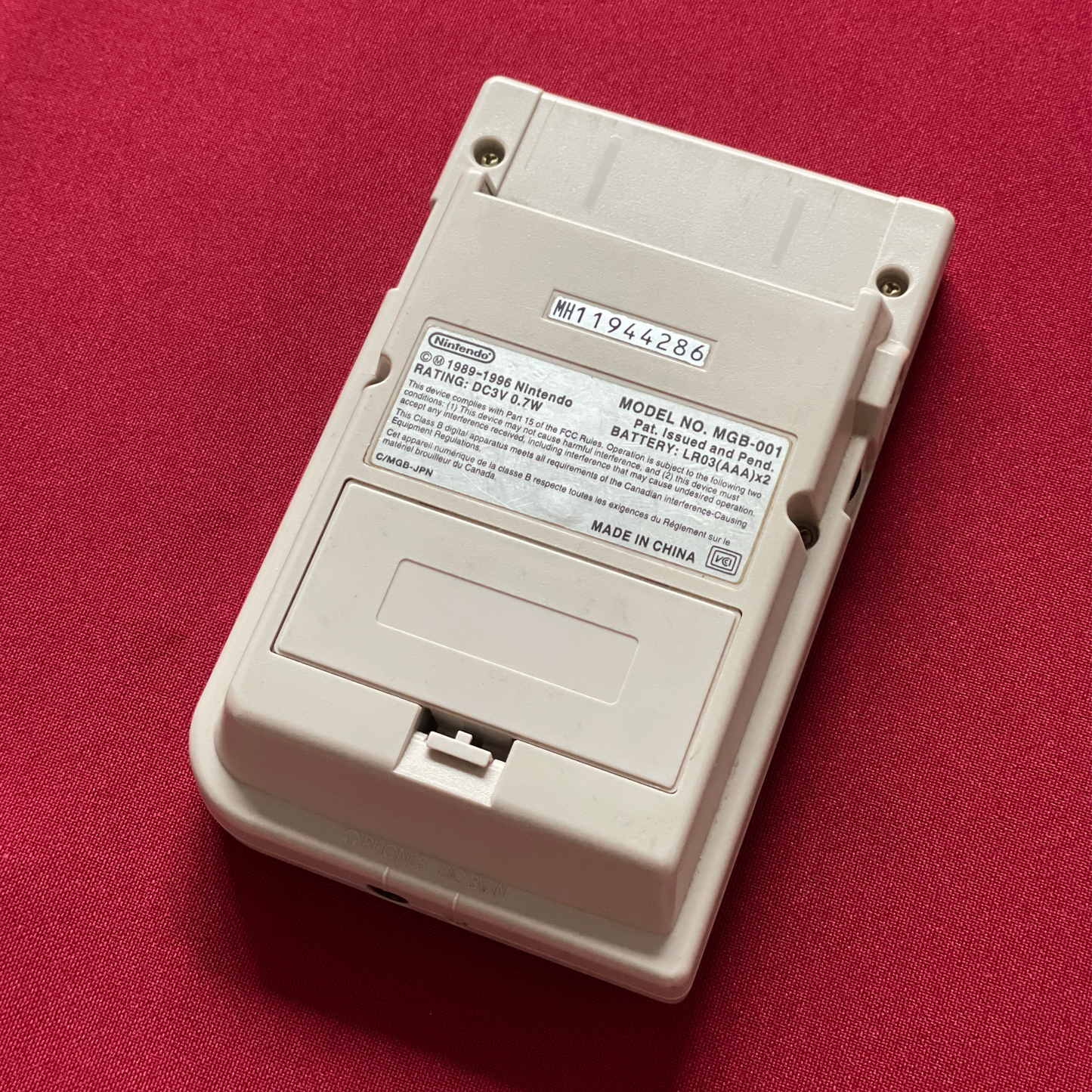 Nintendo Gameboy Pocket Off-white speciální edice