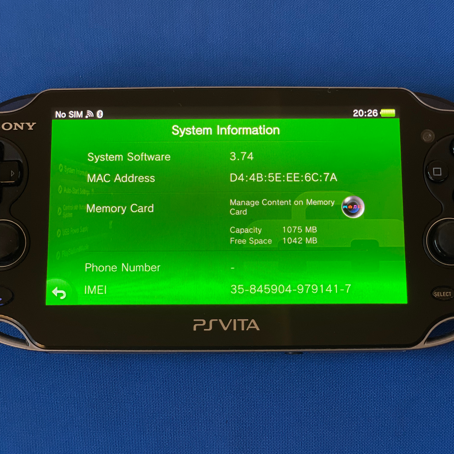 Sony PlayStation Vita 1000 (OLED)
