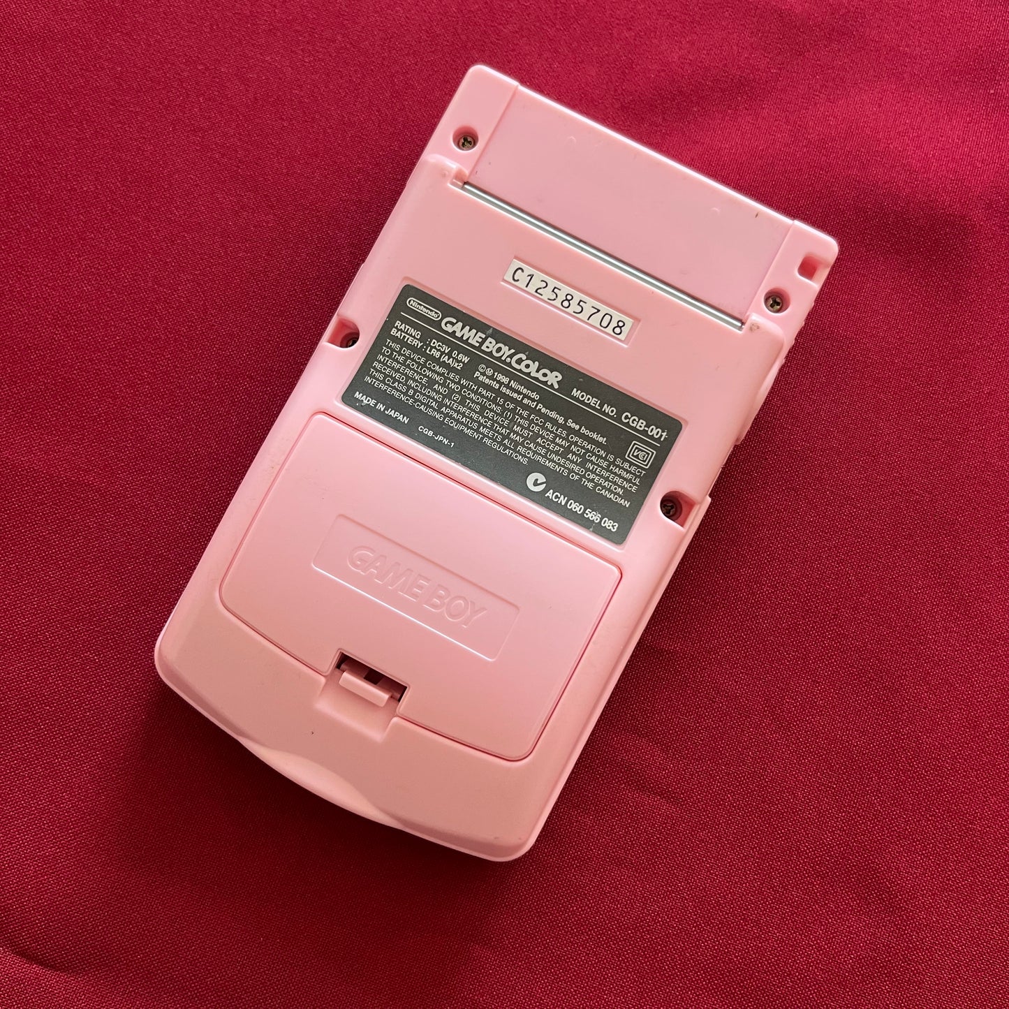 Nintendo Gameboy Color Hello Kitty speciální edice