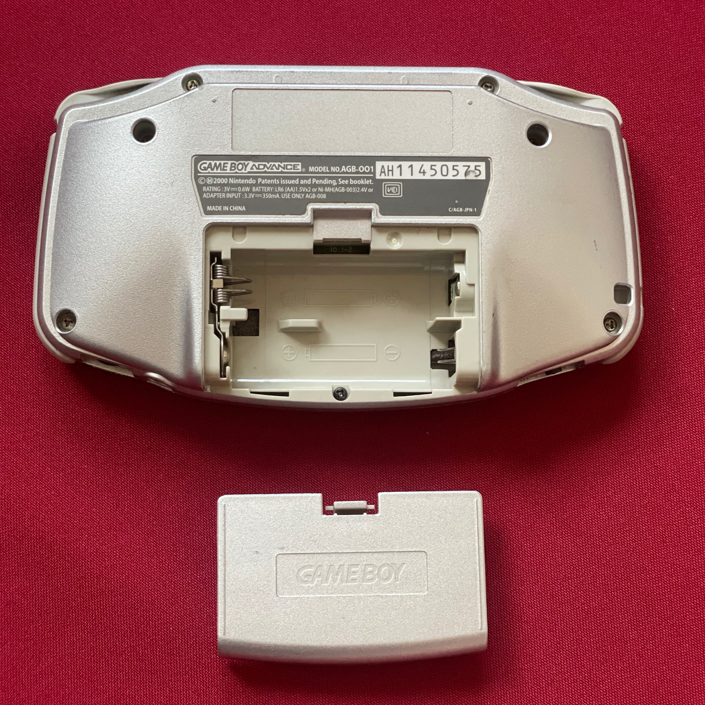 Nintendo Gameboy Advance Silver