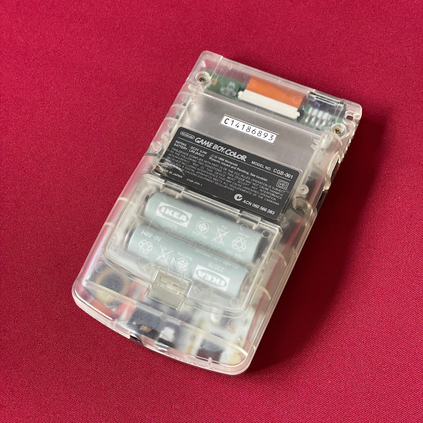 Nintendo Gameboy Color Clear