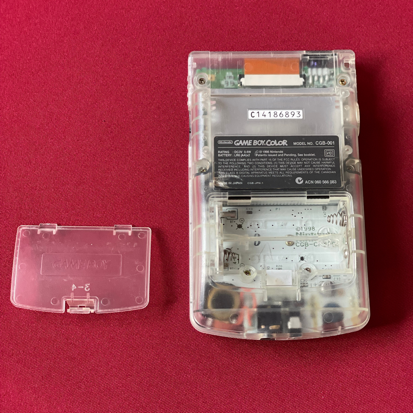 Nintendo Gameboy Color Clear
