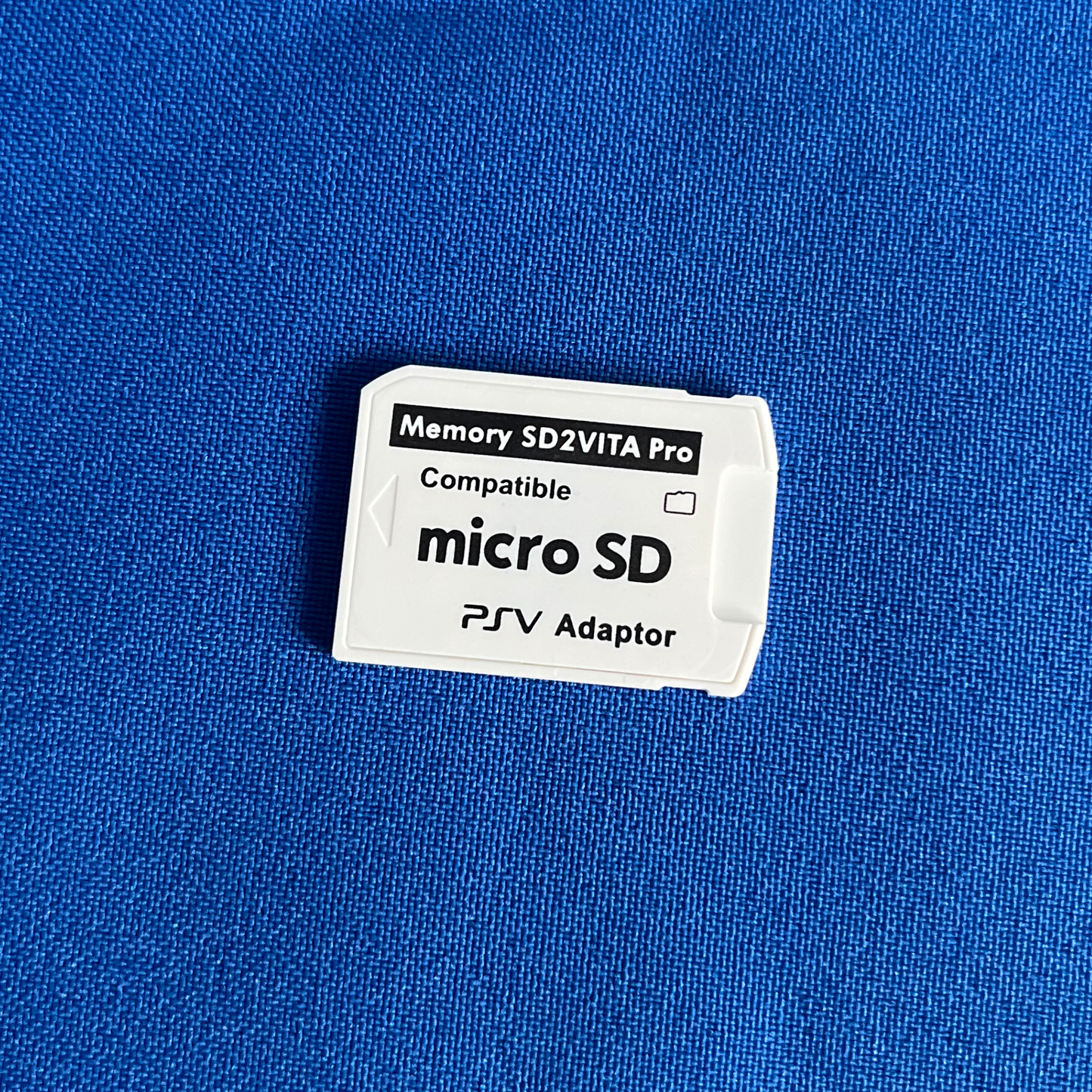 SD2VITA adaptér pro Sony PS Vita, bílý adaptér na microSD kartu