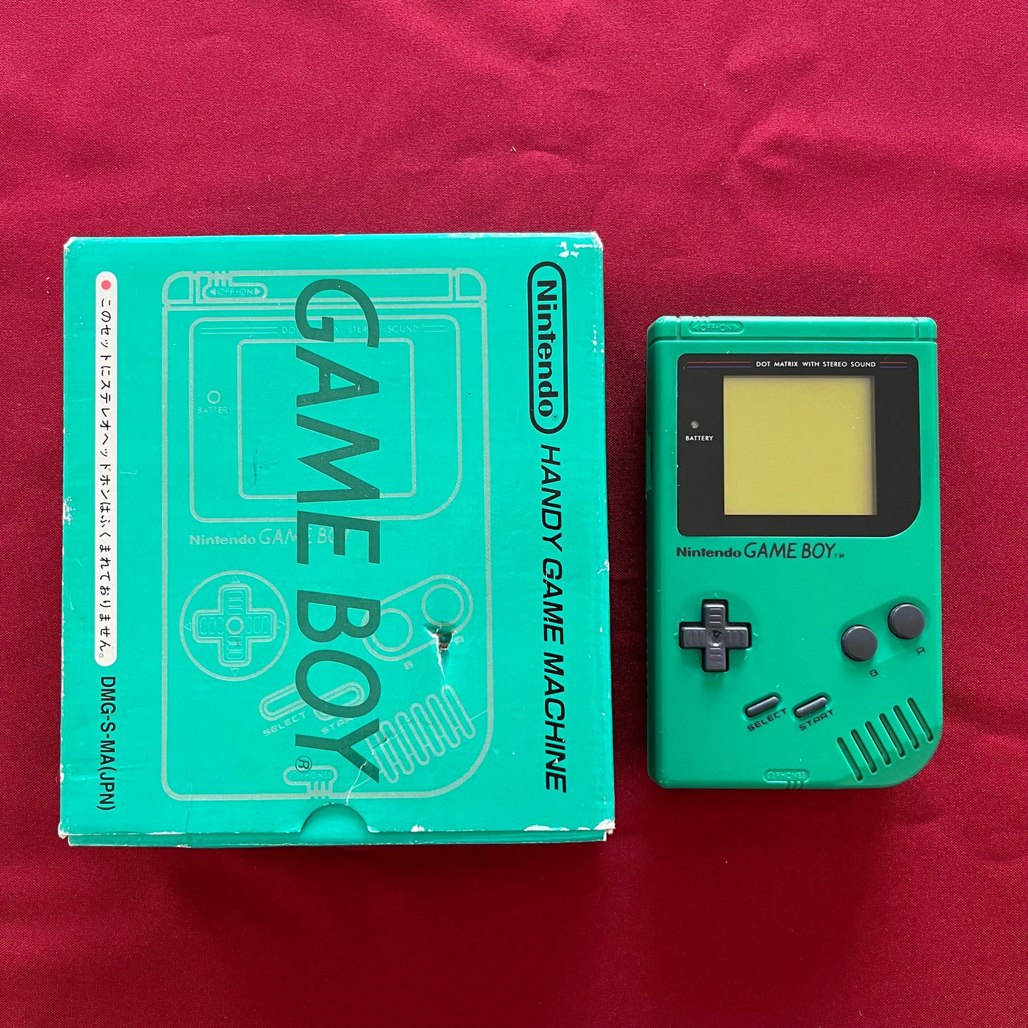 Nintendo Gameboy DMG-01 Green Play It Loud s krabičkou