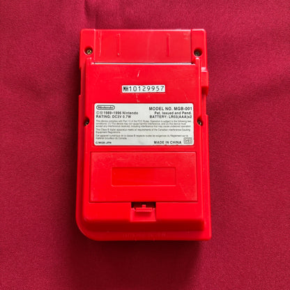 Nintendo Gameboy Pocket Red