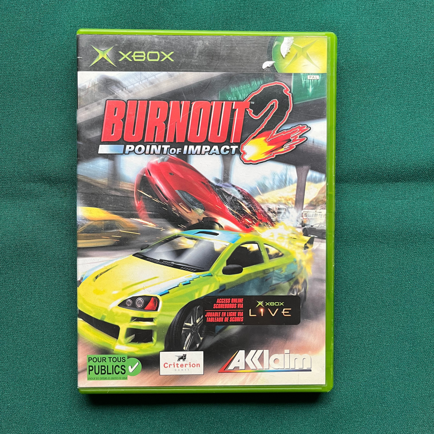 Burnout 2: Point of Impact (PAL, Original Xbox)