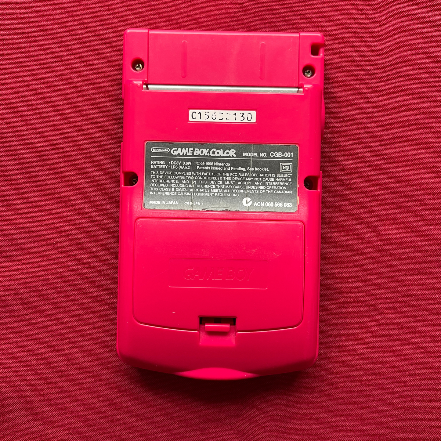 Nintendo Gameboy Color Berry