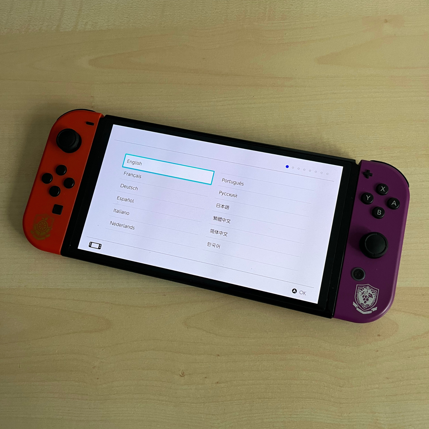 Nintendo Switch OLED Scarlet and Violet Special Edition
