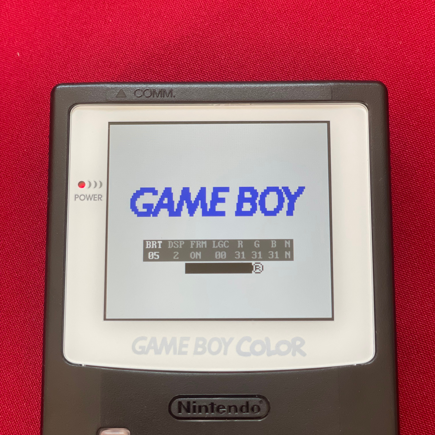 Nintendo Gameboy Color Black s IPS LCD displejem