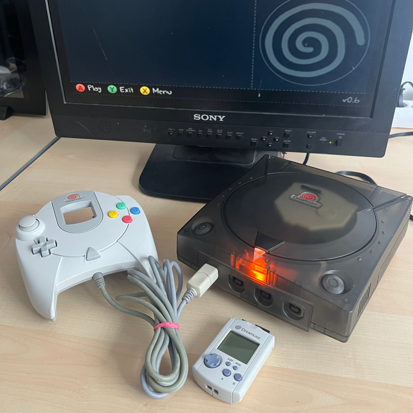 Sega Dreamcast s GDENU módem