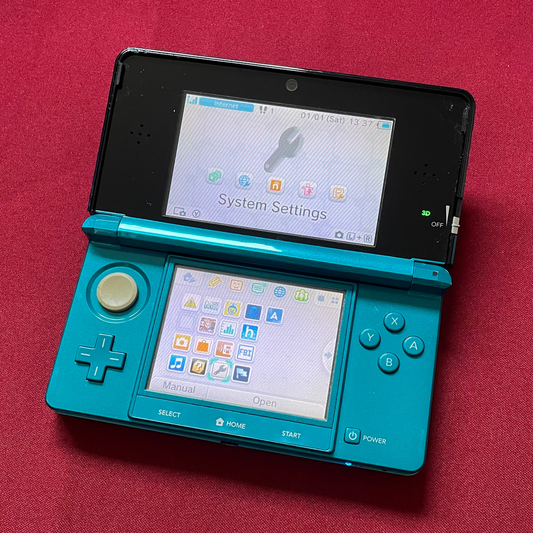 Nintendo 3DS Aqua Blue s CFW