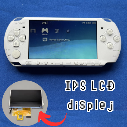 Sony PSP 3000 Pearl White s IPS LCD displejem
