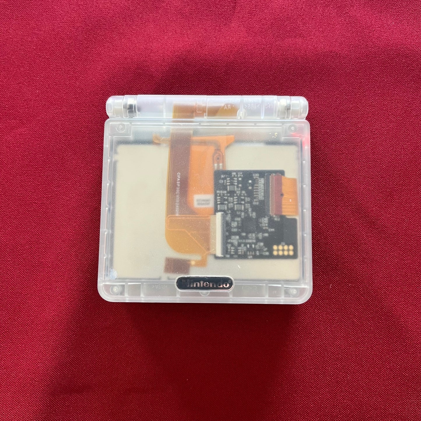 Nintendo Gameboy Advance SP s IPS displejem a USB-C modem