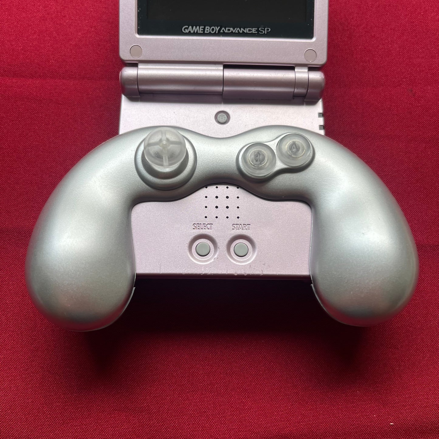 Grip pro Gameboy Advance SP (stříbrný)