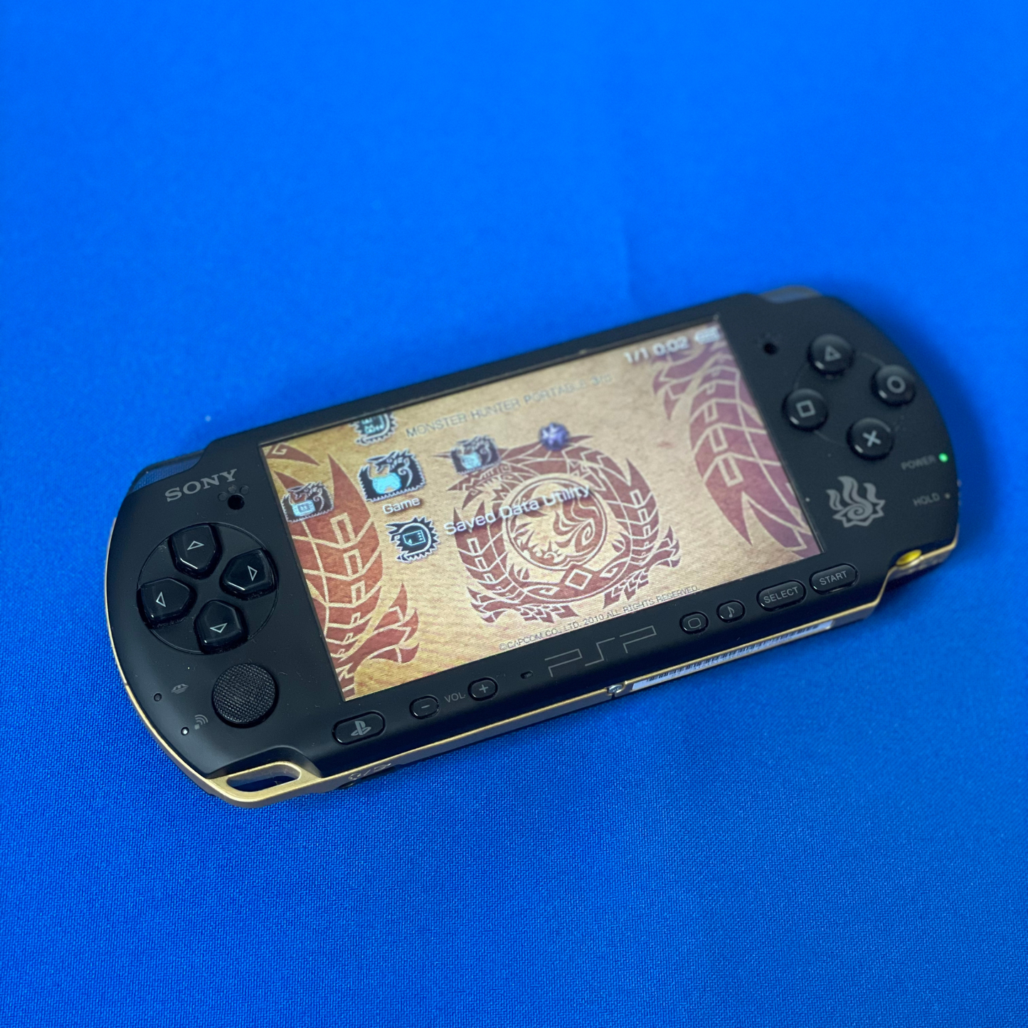 Sony PSP 3000 Monster Hunter Portable Black&Golden speciální edice