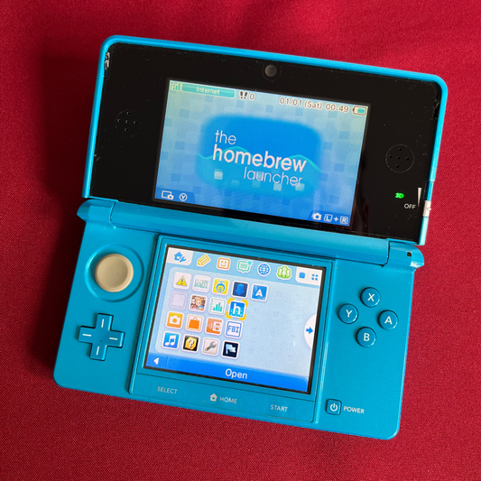 Nintendo 3DS Light Blue s CFW