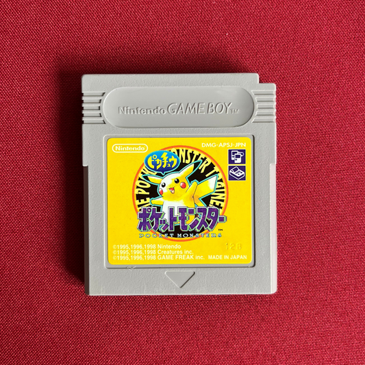 Pokémon Yellow JP (Gameboy)