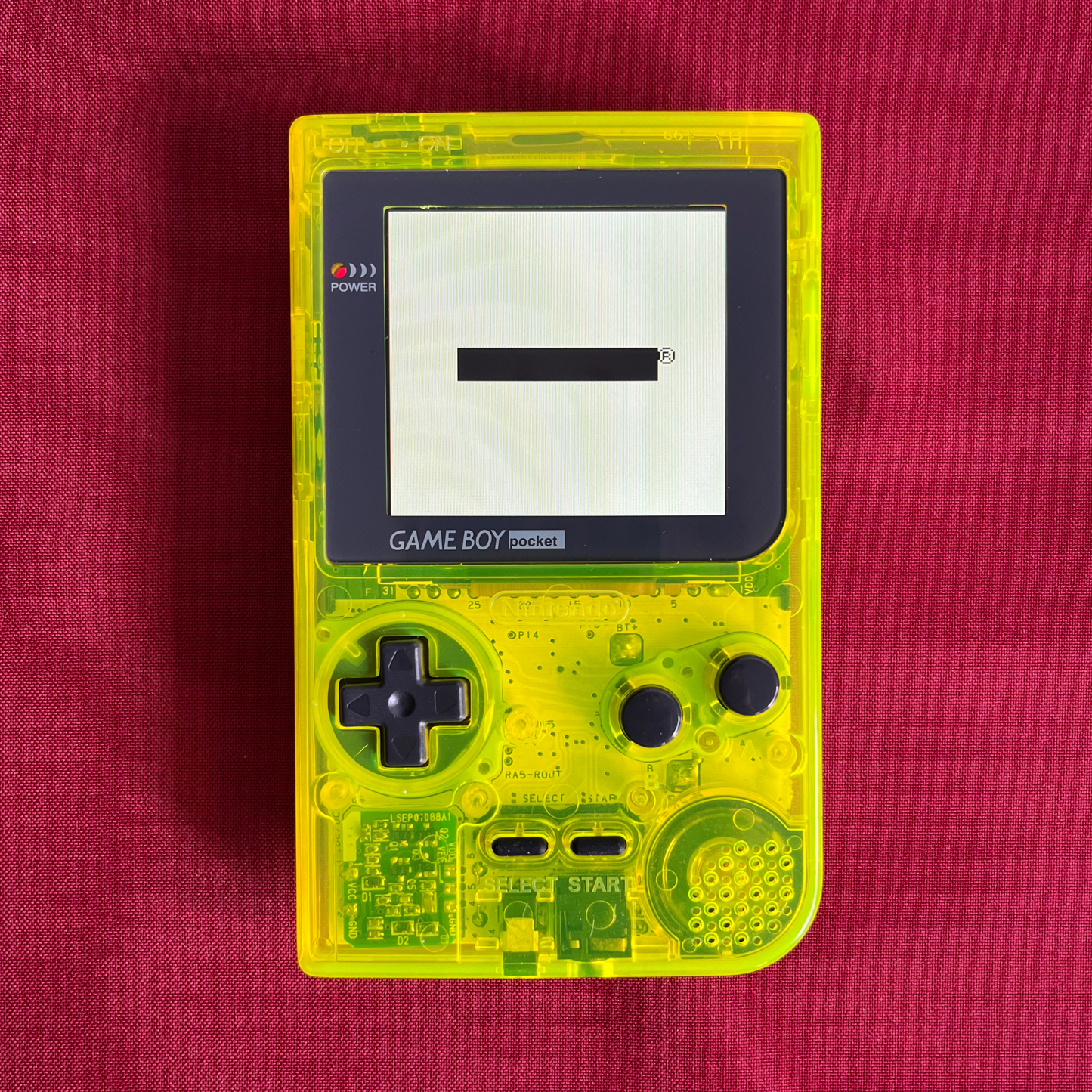Nintendo Gameboy Pocket Transparent Yellow