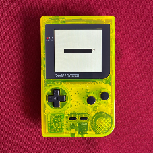 Nintendo Gameboy Pocket Transparent Yellow