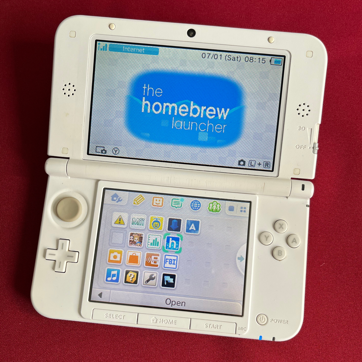 Nintendo 3DS LL (XL) Pink and White