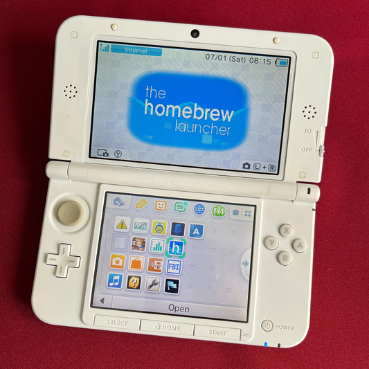 Nintendo 3DS LL (XL) Pink and White