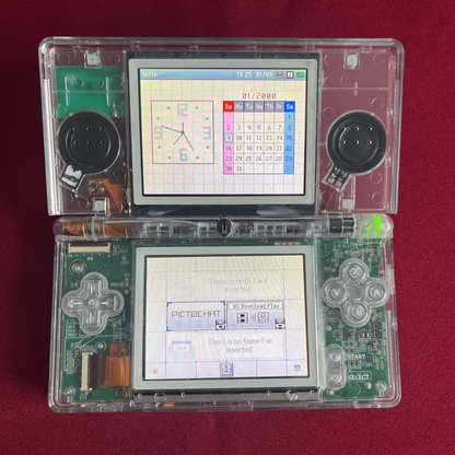 Nintendo DS Lite Transparent shell