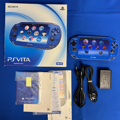 Sony PlayStation Vita 1000 (OLED) Sapphire Blue kompletní balení