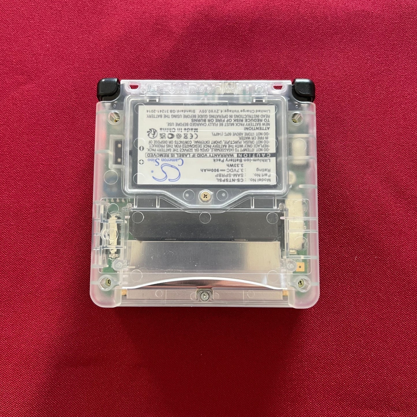 Nintendo Gameboy Advance SP s IPS displejem a USB-C modem