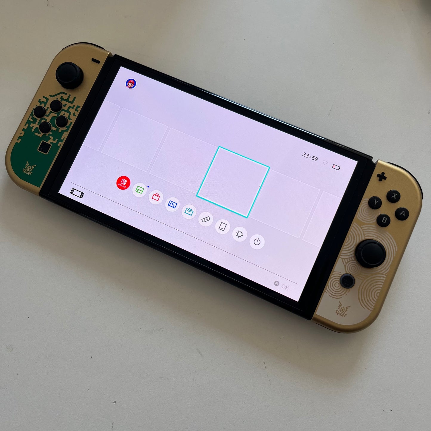 Nintendo Switch OLED Zelda Tears Of The Kingdom special edition