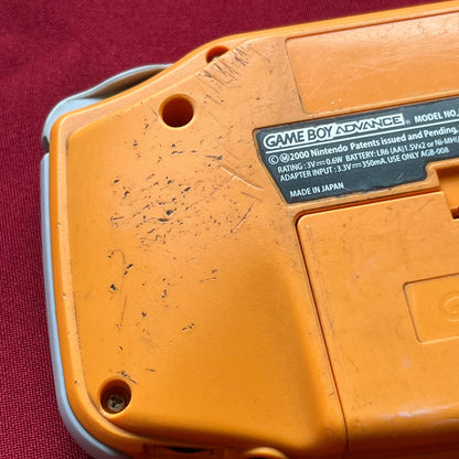 Nintendo Gameboy Advance Spice Orange