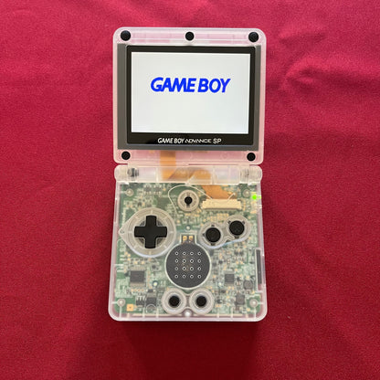 Nintendo Gameboy Advance SP s IPS displejem a USB-C modem