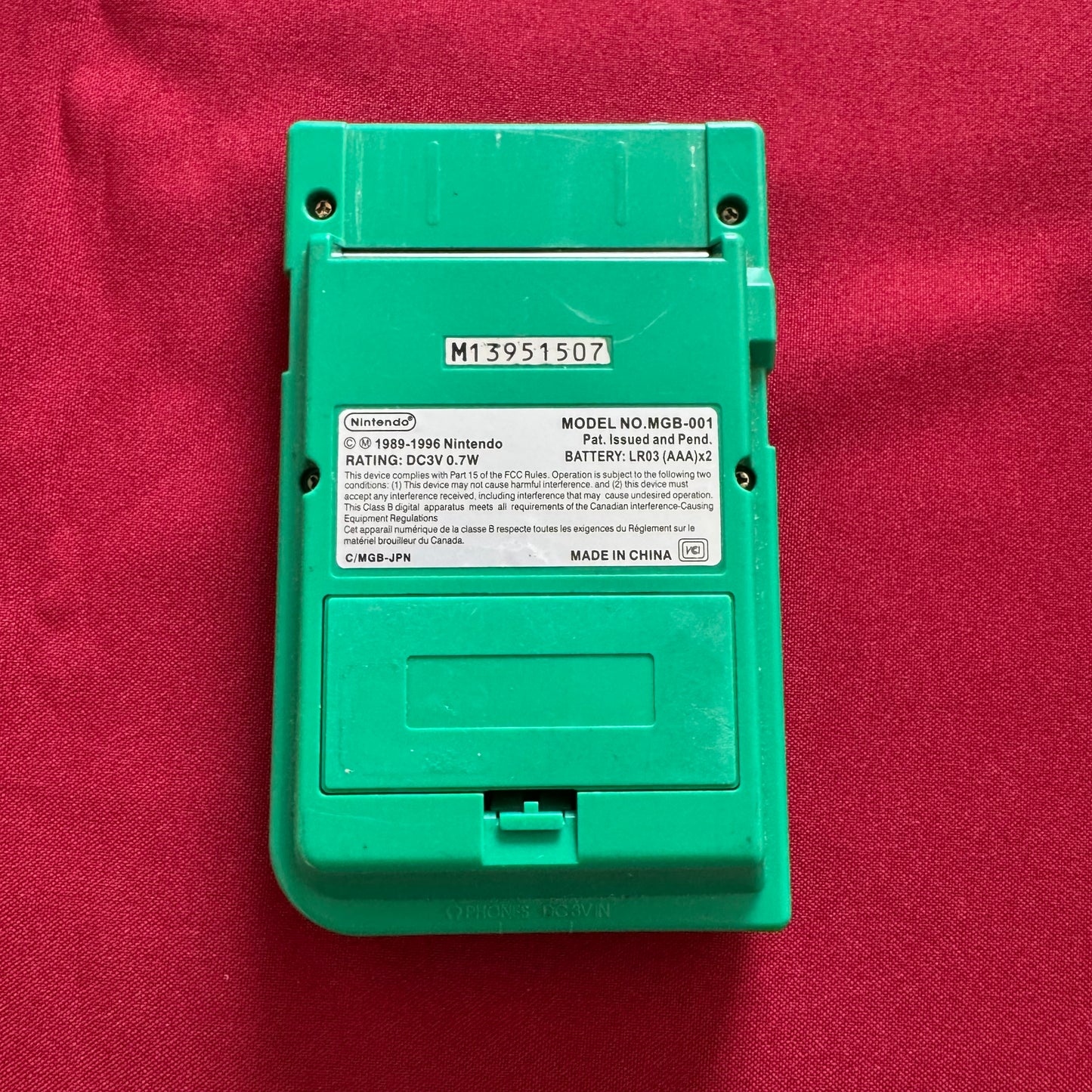 Nintendo Gameboy Pocket Green