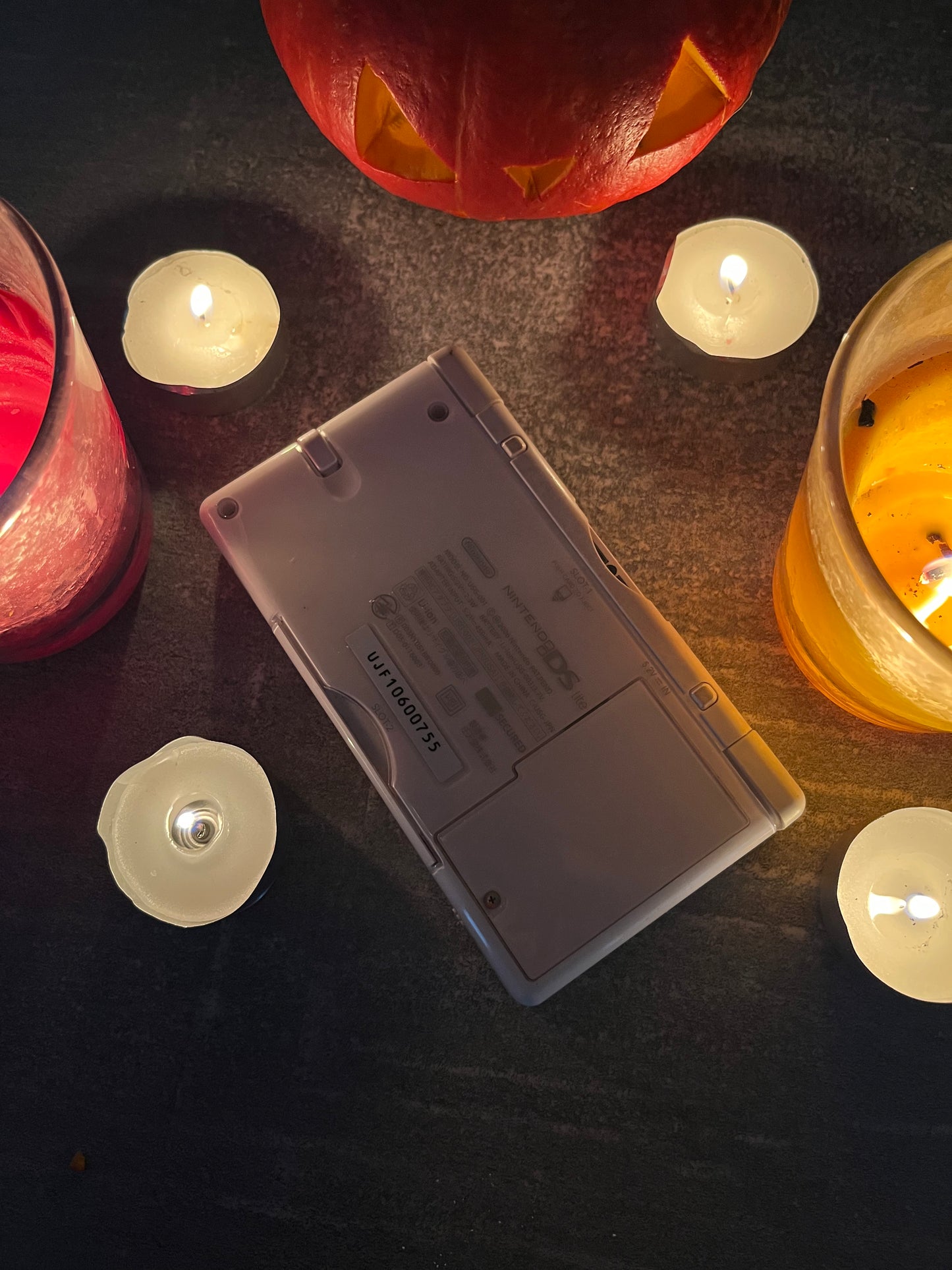 Nintendo DS Lite v "Děsivém stavu"