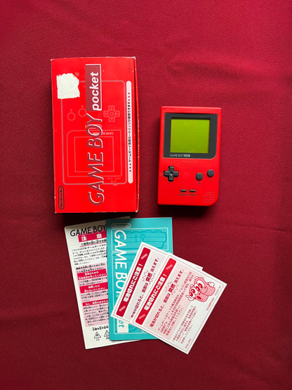 Nintendo Gameboy Pocket Red kompletní balení